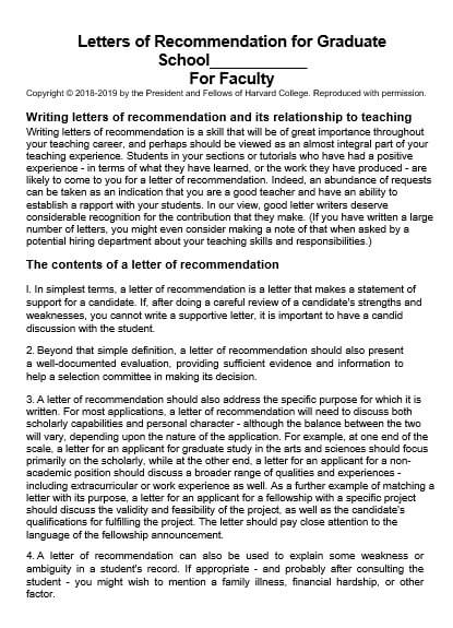 Letter of Recommendation for Scholarship and How to Make ...