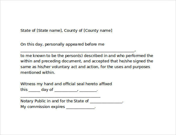 Notary Public Letter Sample from moussyusa.com