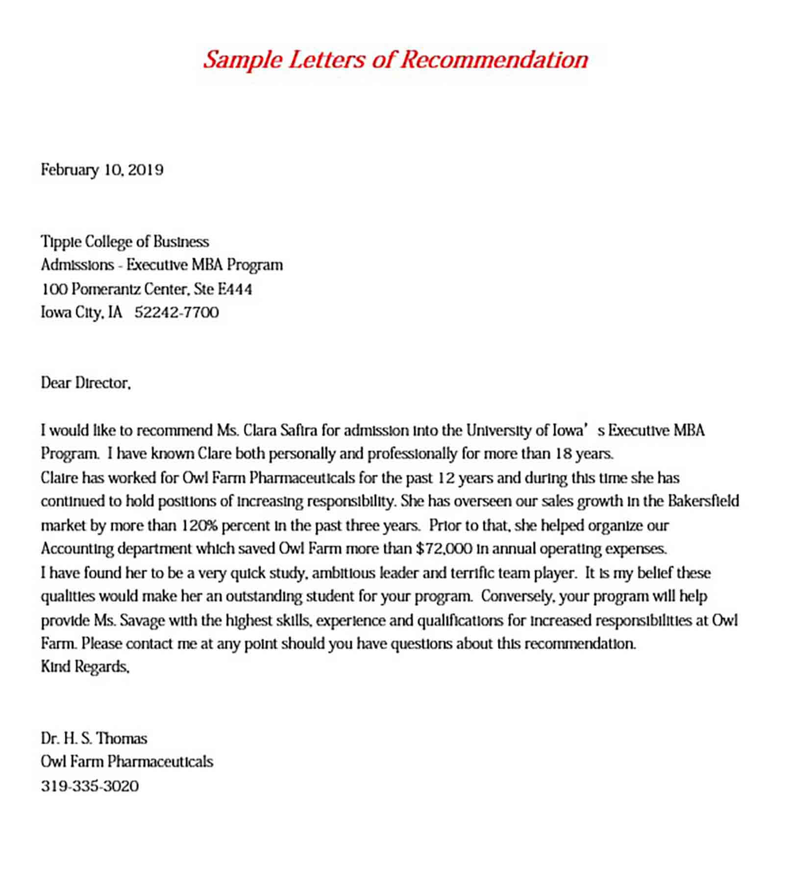 Letter Of Recommendation For Employment Template from moussyusa.com