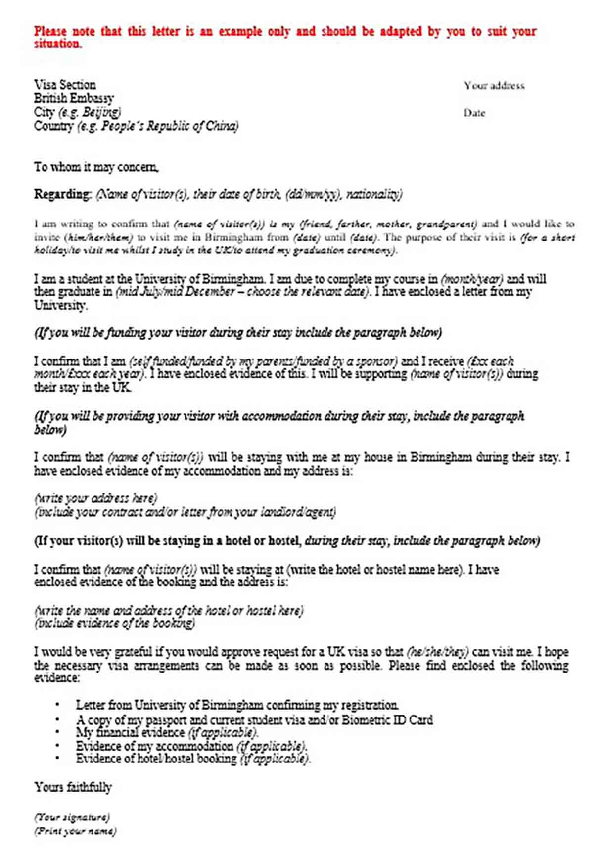 Visa Sponsorship Letter And Tips To Make The Reader Interested In 