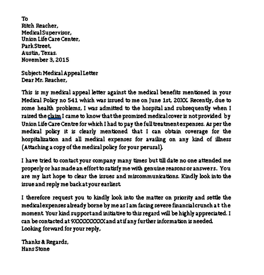 8 Sample Appeal Letter Template | Mous Syusa
 How To Write An Appeal