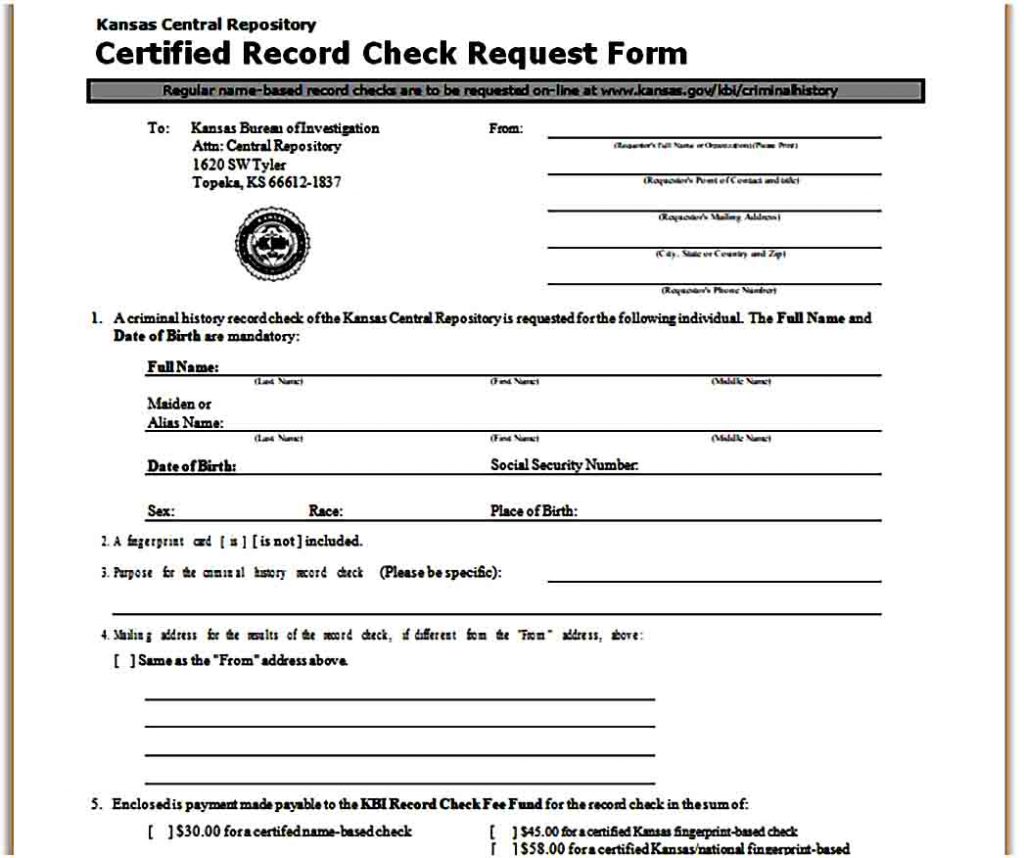 Background Check Forms Template Mous Syusa