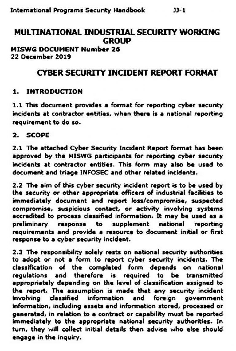 Cyber Security Incident Report Examples