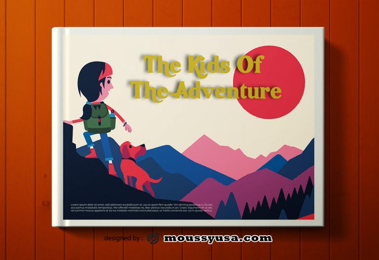3+ Adventure Binder Cover free psd template | Mous Syusa
