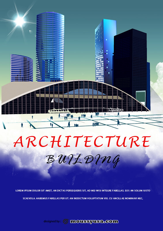 Architecture Posters Template Free Download