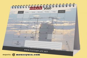 Construction Calendar psd template free | Mous Syusa
