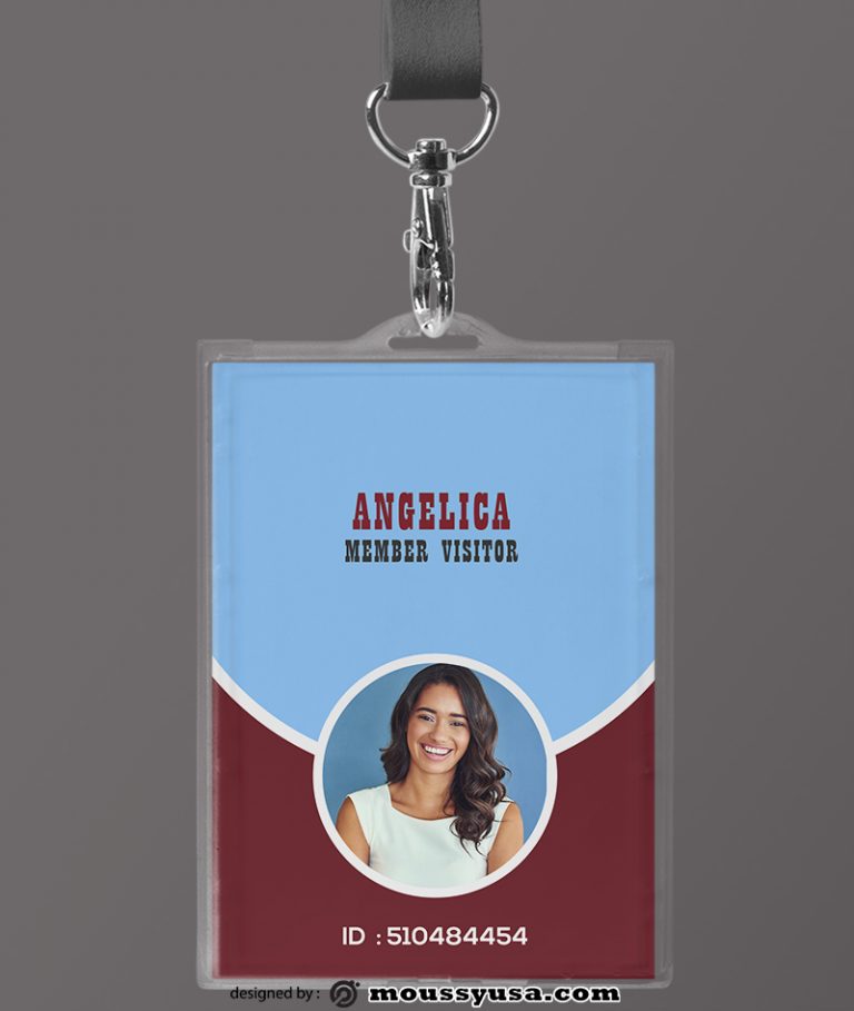 3 Visitor Guest Id Card Free Template In Psd Mous Syusa