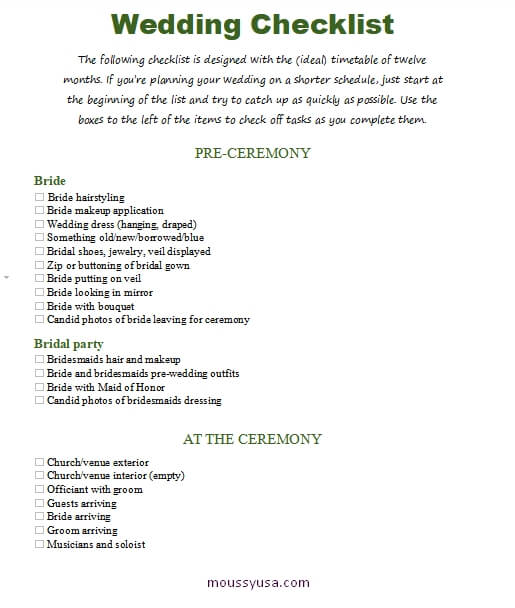 Wedding Planner Template Word from moussyusa.com