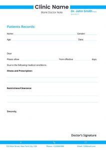 20 Doctors Note Template Mous Syusa 20 Doctors Note Template Mous Syusa