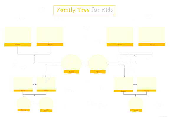 Family Tree templates for Kids1