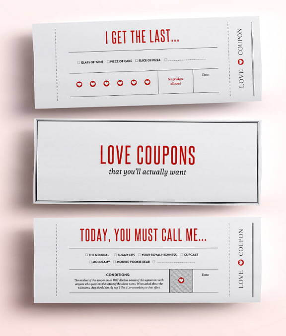 Fun Love Coupon Book Gift for Her
