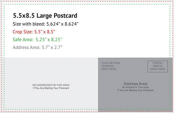 Large Post Card Mailer templates Free