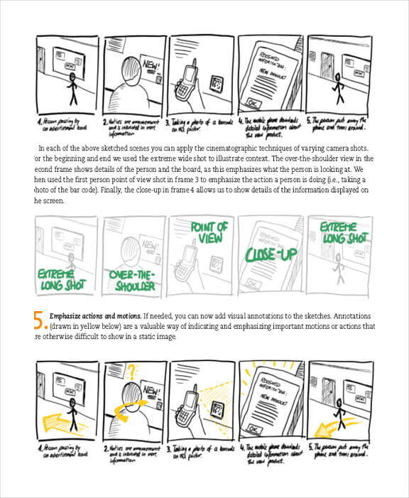 Narrative Storyboard for Context Over Time