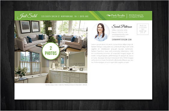 Real Estate Postcard templates Design with Options