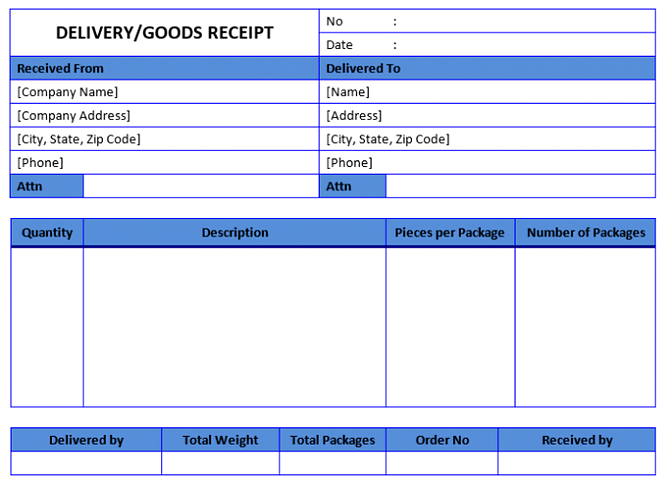 Sales Receipt templatess Word e