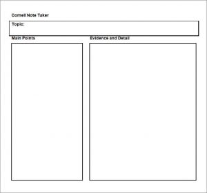 54+ Cornell Notes Templates | Mous Syusa