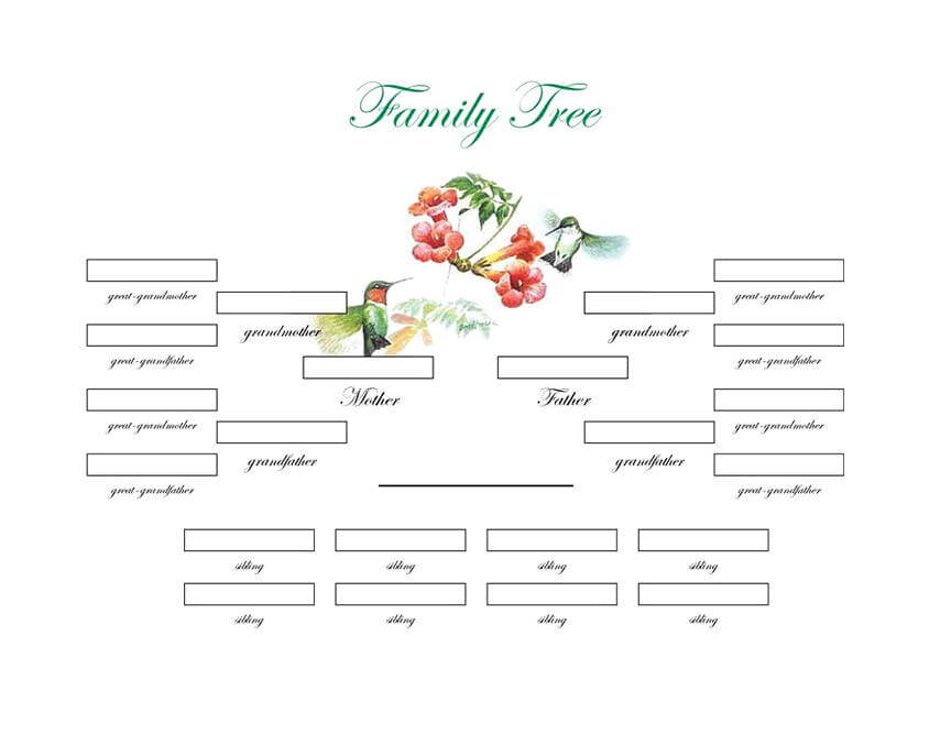 family tree templates 22