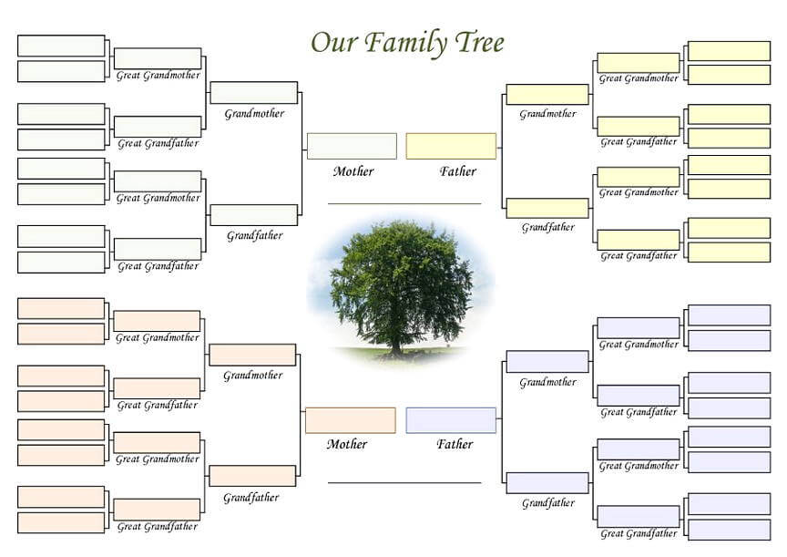 family tree template free download mac