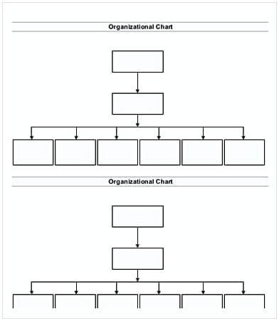 Blank Organization Chart Template