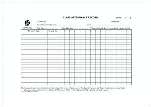 20+ Free Download Printable and Customizable Attendance Sheet | Mous Syusa