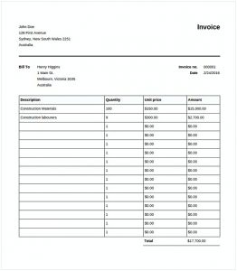 30+ Free Download Blank Invoice Templates with PDF, Word and Excel ...