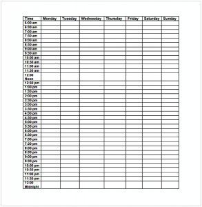 17+ Free Download Daily Schedule Templates To Clean Up Your Clutter ...
