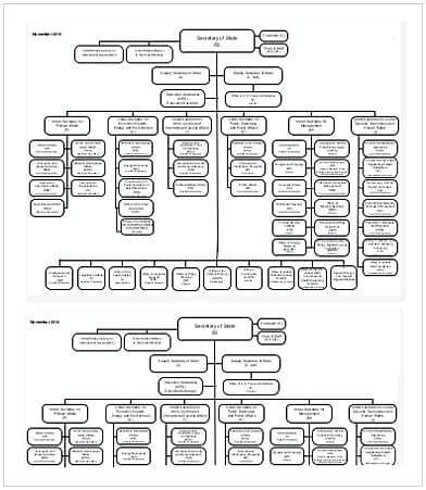 Department Organization Chart Template