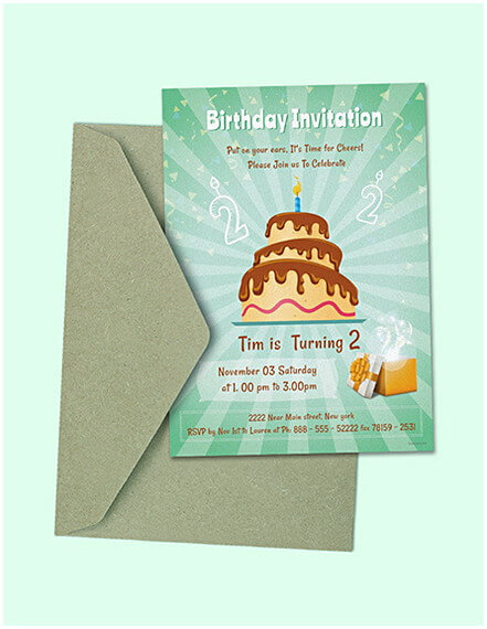 Free nd Birthday Invitation Template