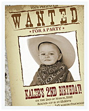 Old Wanted Party Poster Sample Template