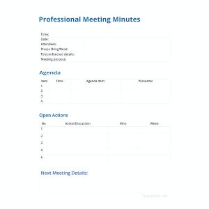 22+ Free Download Meeting Minutes Template for Smart Documentation ...