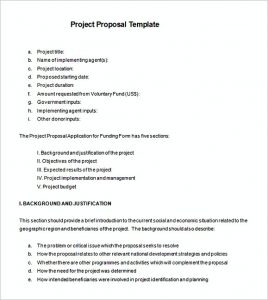 51+ Project Proposal Template – How To Make A Convincing Proposal ...