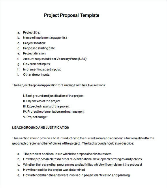 51+ Project Proposal Template – How To Make A Convincing Proposal