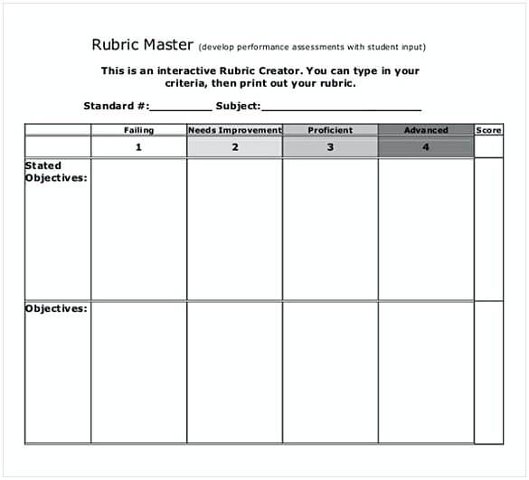 Rubric Creator Free