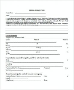 41+ Get The Latest Template For Medical Release Form Here | Mous Syusa