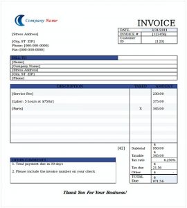 30+ Free Download Blank Invoice Templates with PDF, Word and Excel ...