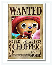 Wanted Chopper One Piece Poster Format
