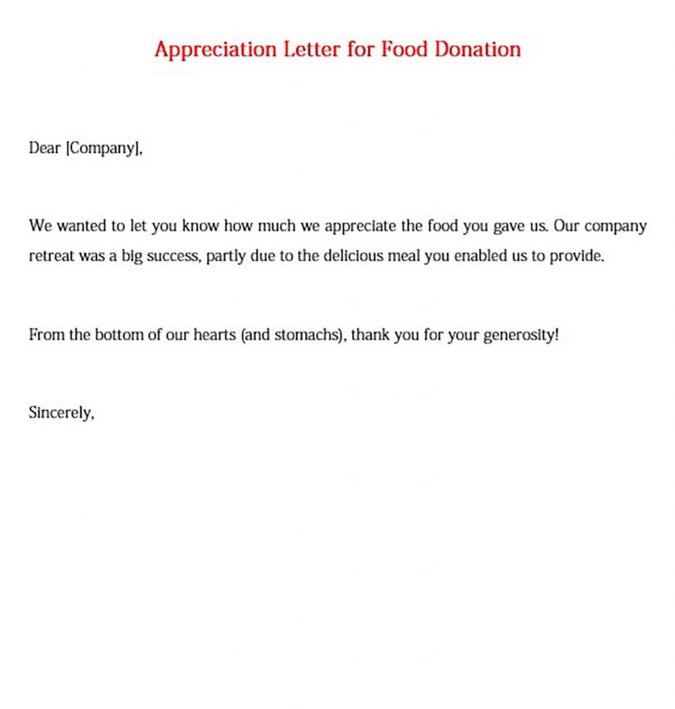 Appreciation Letter Doc Sample | Mous Syusa