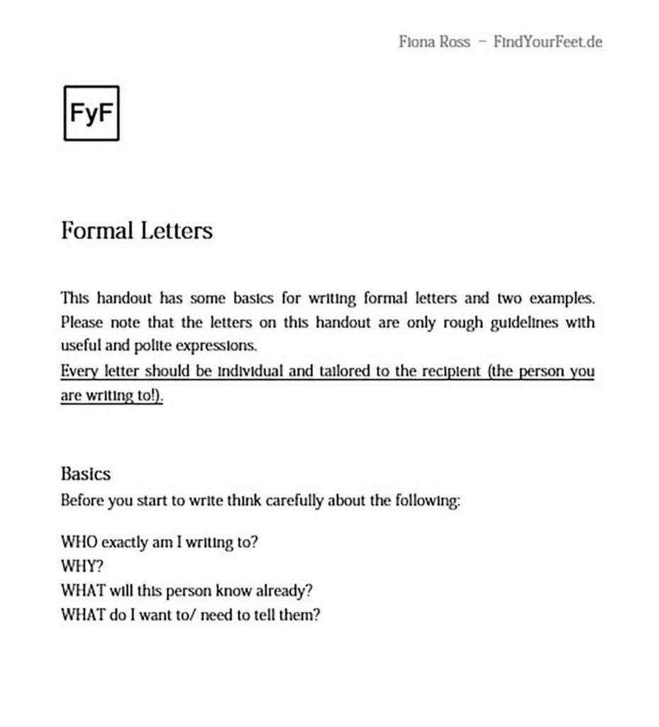 39+ Sample Formal Letter Format For PDF, Doc, And Words | Mous Syusa