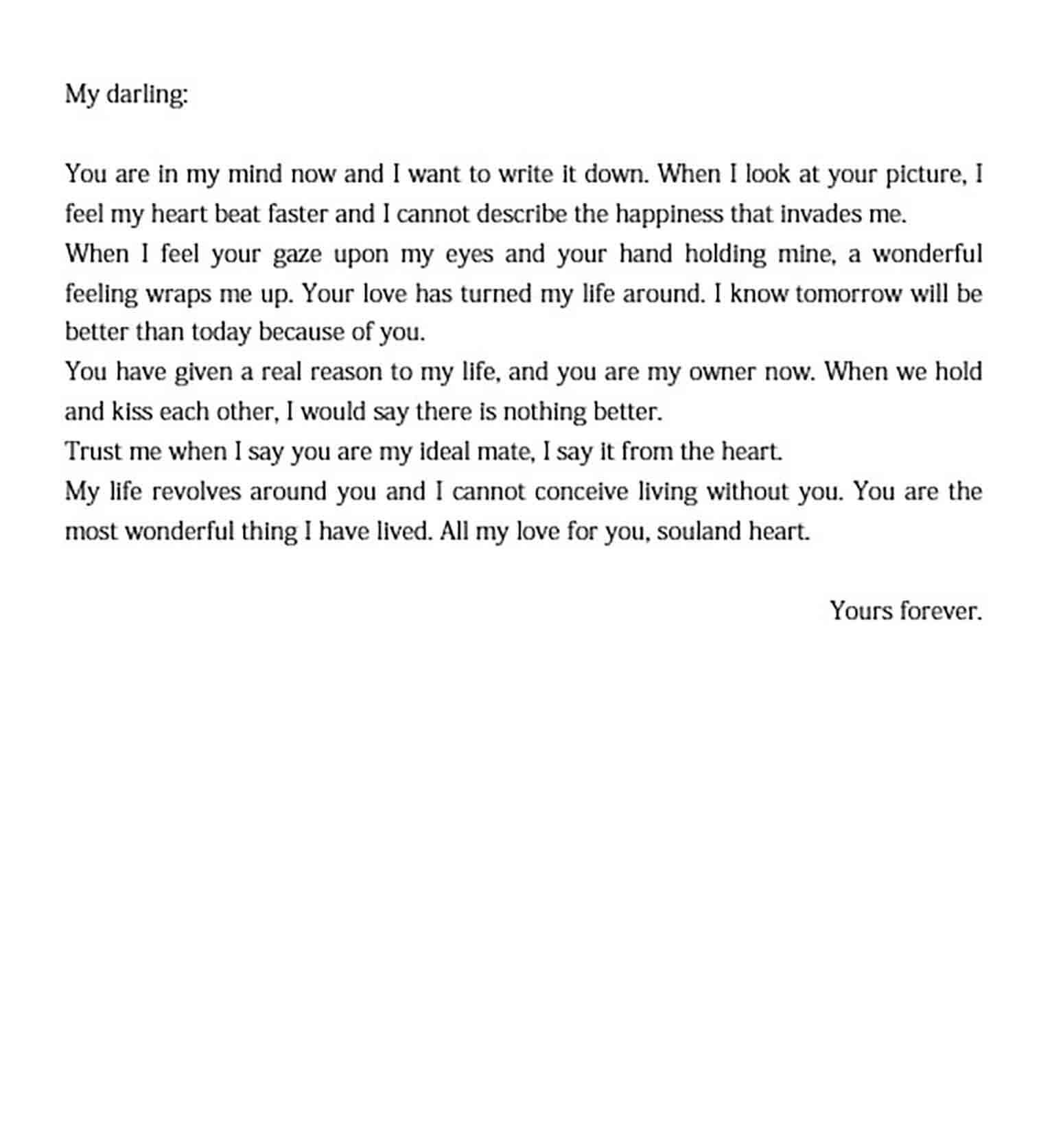 best love letter for a boyfriend