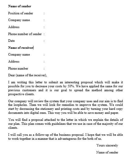 business proposal letter doc