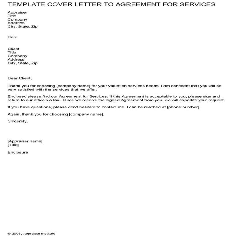 cover letter for signed contract
