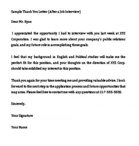 Thank You Letter for Job Offer Sample | Mous Syusa