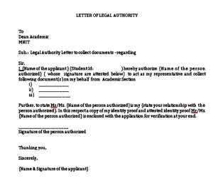 Legal Letter Formal Sample | Mous Syusa