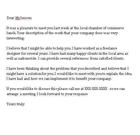 general business letter