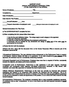 Employee Evaluation Form Printable | Mous Syusa