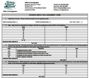 Assessment Form in PDF Sample | Mous Syusa