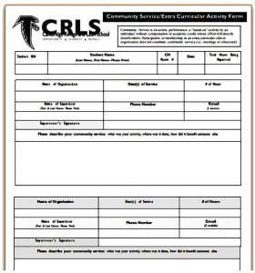 Community Service Form Sample | Mous Syusa
