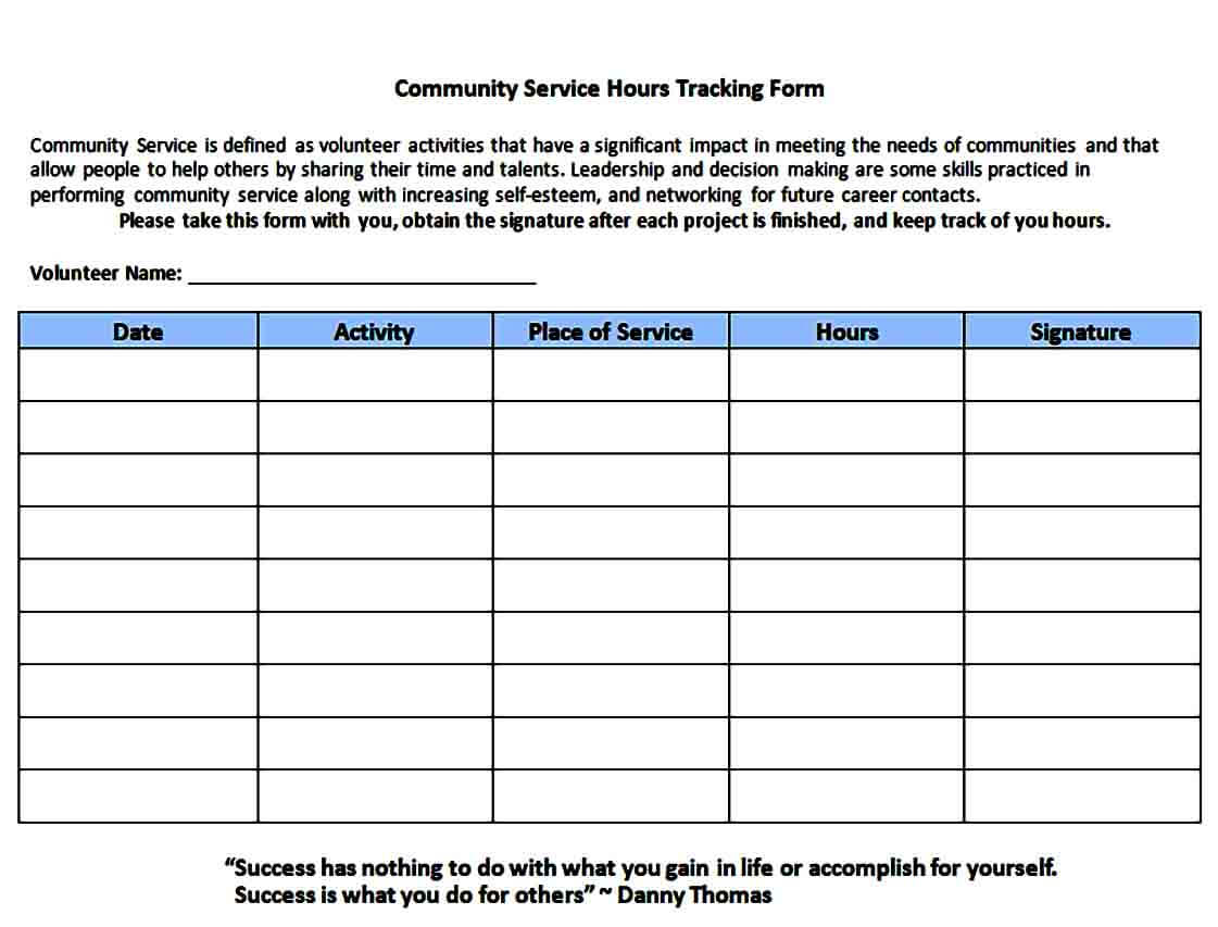 Form tracking. Community service. Community service game. Service form. Hours of community services.