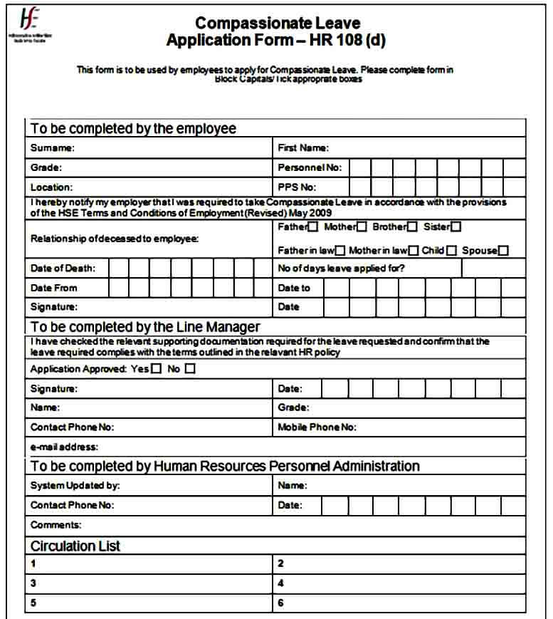 Application Form Format Sample Mous Syusa 6536