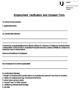 Verification of Employment Form Sample | Mous Syusa